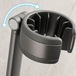 حامل مجفف شعر جداري متعدد الوظائف 3 في 1 3-in-1 Hands-Free Wall Mount Hair Dryer Holder Stand