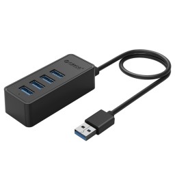 موزّع منافذ أوريكو 4 منافذ USB 3.0 مع منفذ تغذية إضافي Micro USB ORICO W5P-U3 4-Port USB 3.0 Hub with Micro USB Power Port