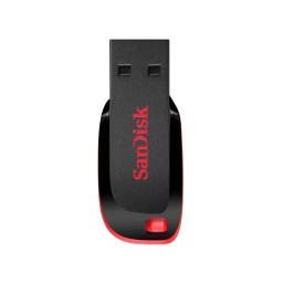 فلاش ميموري سان ديسك كروزر بليد 128 جيجابايت USB 2.0 موديل CZ50 SanDisk Cruzer Blade 128GB USB 2.0 Flash Drive (CZ50)