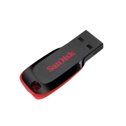فلاش ميموري سان ديسك كروزر بليد 16 جيجابايت USB 2.0 موديل CZ50 SanDisk Cruzer Blade 16GB USB 2.0 Flash Drive (CZ50)