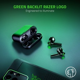 سماعات الأذن اللاسلكية Razer Hammerhead True Wireless X (أسود كلاسيكي) Razer Hammerhead True Wireless X Earbuds (Classic Black)