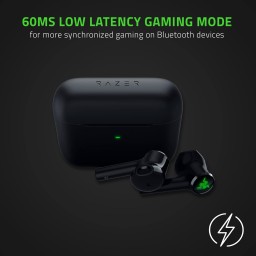 سماعات الأذن اللاسلكية Razer Hammerhead True Wireless X (أسود كلاسيكي) Razer Hammerhead True Wireless X Earbuds (Classic Black)