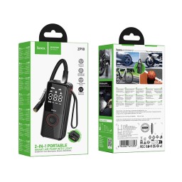 منفاخ هواء ذكي لاسلكي محمول بطارية 4000mAh Hoco ZP18 Enlighten
