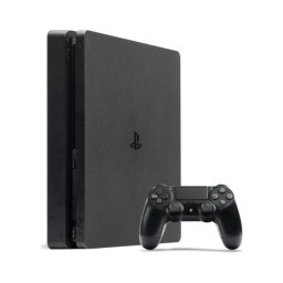 جهاز سوني بلايستيشن 4 سليم سعة 1 تيرابايت (أسود) Sony PlayStation 4 Slim 1TB Gaming Console (Jet Black)
