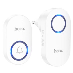 جرس باب لاسلكي ذكي بمدى 150 متر و 60 نغمة رنين Hoco HI25