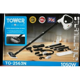 جهاز التنظيف بالبخار المتعدد الاستخدامات من تاور Tower 1050W Steam Cleaner