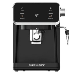 ماكينة تحضير القهوة والإسبريسو من سيلفر كوك Silver Cook Espresso & Coffee Machine