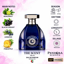 عطر باريس بندورا سينتس ذا سينت للرجال ١٠٠ مل Pendora Scents The Scent Eau De Parfum Men's Perfume 100 ml