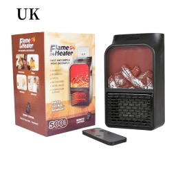 جهاز هيتر  تسخين كهربائي electric space heater with a simulated flame display