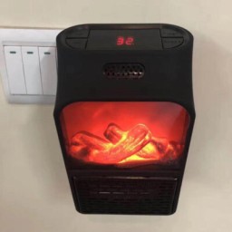 جهاز هيتر  تسخين كهربائي electric space heater with a simulated flame display