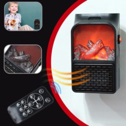 جهاز هيتر  تسخين كهربائي electric space heater with a simulated flame display