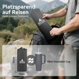 دوشك نفخ لمرتبة النوم المزدوجة للتخييم و سفر Hikenture Double Sleeping Pad