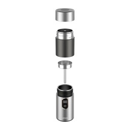 ماكينة موكا كهربائية ليبريسو موكا رايز بلمسة واحدة - فضي Lepresso MokaRise Electric Moka Maker with One-Touch Operation - Silver