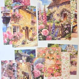 صندوق جورنال زهور الربيع Spring Flowers Journal Box