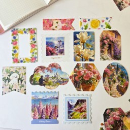 صندوق جورنال زهور الربيع Spring Flowers Journal Box