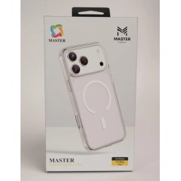كفر ايفون 17 برو ماك سيف شفاف من ماستر Master Shield Magsafe Case For iPhone 17 Pro Clear