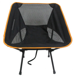 كرسي تخييم بورودو لايف ستايل شبكي قابل للطي مع حقيبة - أسود/برتقالي Porodo Lifestyle Multifoldable Camping Chair - Black