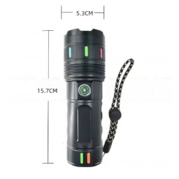 كشاف ضوئي ليزر عالي الطاقة High Power Super Bright White Laser Flashlight