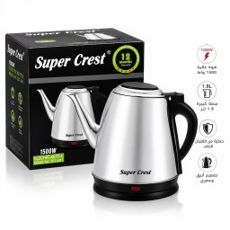 غلاية المياه الكهربائية من سوبر كريست Super Crest Electric Kettle