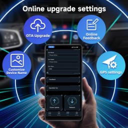 محول كاربليCarlinkit 2Air اللاسلكي لـ CarPlay و Android Auto Carlinkit 2Air Wireless CarPlay Android Auto Adapter