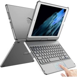 لوحة مفاتيح لاسلكية لجهاز iPad مقاس 10.2 بوصة / 10.5 بوصة – فضي Wireless Keyboard for iPad 10.2″ / 10.5″ – Silver