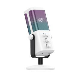 ميكروفون مباشر - أبيض Havit GK65 Live microphone-white