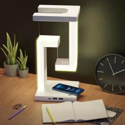 مصباح مكتب يعمل بتقنية الرفع المغناطيسي Magnetic Levitation Desk Lamp
