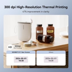 طابعة ليبلات حرارية لاسلكية NIIMBOT D11 300DPI Potable Label Maker Printer NIIMBOT D11 300DPI Potable Label Maker Printer