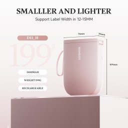 طابعة ليبلات حرارية لاسلكية NIIMBOT D11 300DPI Potable Label Maker Printer NIIMBOT D11 300DPI Potable Label Maker Printer