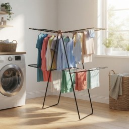 منشر ملابس حديد ثقيل 4 اجنحة صناعة تركية clothes drying rack