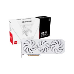 بطاقة PowerColor Hellhound Spectral White Radeon RX 9070 XT 16GB GDDR6 PowerColor Hellhound Spectral White Radeon RX 9070 XT 16GB GDDR6