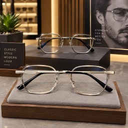 نظارة رجالية بلو كات Men's glasses with blue cat lenses