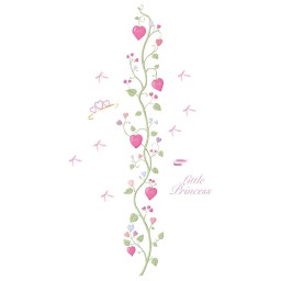 ستيكر حائط مخطط نمو اطفال RoomMates for Kids Little Princess Growth Chart, Pink, Vinyl, Peel & Stick, Wall, Waterproof RoomMates for Kids Little Princess Growth Chart, Pink, Vinyl, Peel & Stick, Wall, Waterproof