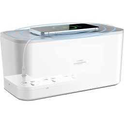 سيار كهرباء + شاحن وايرليس بقدرة 15 واط من لدنيو LDNIO 15W Wireless Charger + Power Strip Box