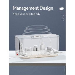 سيار كهرباء + شاحن وايرليس بقدرة 15 واط من لدنيو LDNIO 15W Wireless Charger + Power Strip Box