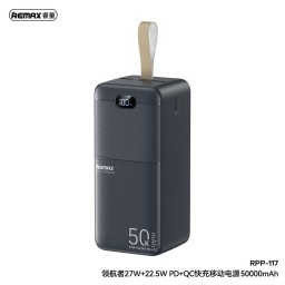 بنك الطاقة Remax RPP-117 Piloteer Series Remax RPP-117 Piloteer Series 50000mAh Power Bank