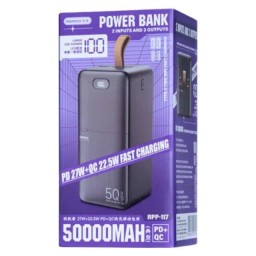 بنك الطاقة Remax RPP-117 Piloteer Series Remax RPP-117 Piloteer Series 50000mAh Power Bank