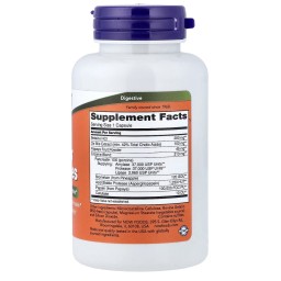 ناو سوبر إنزيمات هضمية، 60 كبسول Super Enzymes, 60 Capsules Now Food