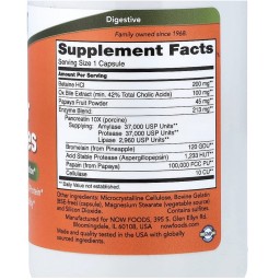 ناو سوبر إنزيمات هضمية، 60 كبسول Super Enzymes, 60 Capsules Now Food