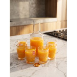 سيت قاروره مع ٦ كلاص Bottle set with 6 glasses