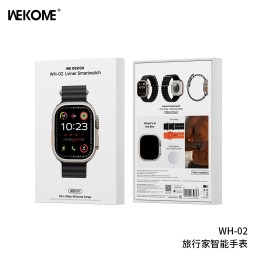 ساعة WK WH-02 Lviner Smartwatch الأصلية (( ضمان سنة )) اسم المنتج بالإنكليزي:  WK WH-02 Lviner Smartwatch – 1 Year Warranty
