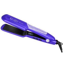 كاوية شعر اينزو الاصلي سيراميك وتيتانيوم مع سيروم Ceramic and titanium hair straightener with serum
