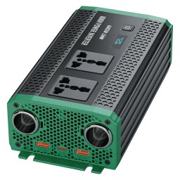 محول السيارة Green Lion GC-350 - أسود Green Lion GC-350 Car Inverter 800W DC 12V - Black