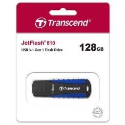 فلاش درايف USB Transcend JetFlash 810 بسعة 128GB نوع USB 3.1 Transcend JetFlash 810 USB Flash Drive - 128GB - USB 3.1