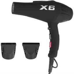 مجفف وشسوار الشعر الاحترافي بقوة 2800واط  X6 2400W Professional Hair Dryer and Blow Dryer X6