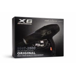 مجفف وشسوار الشعر الاحترافي بقوة 2800واط  X6 2400W Professional Hair Dryer and Blow Dryer X6