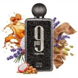 أفنان 9 بي إم نايت أوت – إكستريه دو بارفيم – للجنسين Afnan 9 PM Night Out – Extrait de Parfum – Unisex