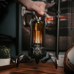 مكبر الصوت بيلوتوث جرافاستار سوبرنوفا - موديل G5 - أسود (GravaStar SuperNova G5) GravaStar SuperNova Bluetooth Speaker Model-G5 (Matte Black)