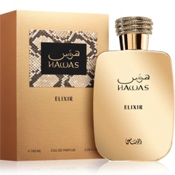 الرصاصي هوس إليكسير – أو دو بارفيم – للجنسين Rasasi Hawas Elixir – Eau de Parfum – Unisex