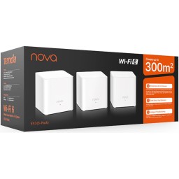 نظام Tenda EX3 AX1500 Mesh Wi-Fi 6 – ثلاث قطع Tenda EX3 3-Pack AX1500 Whole Home Mesh Wi-Fi 6 System